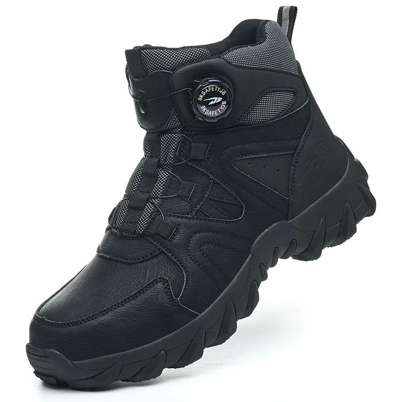 Lederen Onverwoestbare Veiligheidssneakers Heren image 0