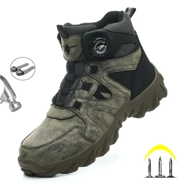 Lederen Onverwoestbare Veiligheidssneakers Heren 1